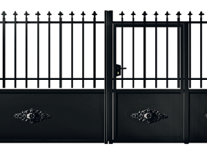 PORTE PIVOTANTE - 10. Porte avec Portillon Incorpor SOREL