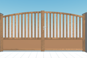 GAMME ASPECT BOIS - Porte et portillon CASSANDRE