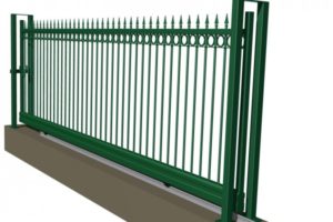 Porte coulissante sur rail type "LANCIO" - manuelle -