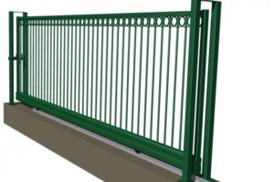 Porte coulissante sur rail type "RONDO" - manuelle -