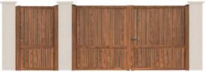 GAMME ASPECT BOIS - Porte et portillon GALLERY