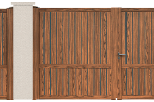 GAMME ASPECT BOIS - Porte et portillon GALLERY
