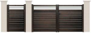 GAMME ASPECT BOIS - Porte et portillon KATE