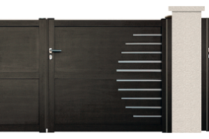 GAMME ASPECT BOIS - Porte et portillon SANTOS