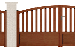 GAMME ASPECT BOIS - Porte et portillon CASSANDRE