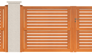 GAMME ASPECT BOIS - Porte et portillon LENTO