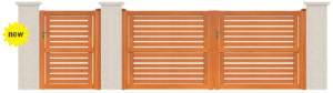 GAMME ASPECT BOIS - Porte et portillon LENTO