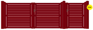 GAMME CONTEMPORAIN - Porte et portillon LENTO