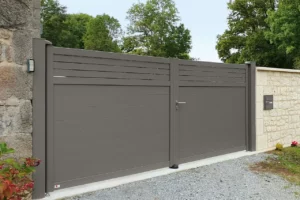GAMME CONTEMPORAIN WHITE & GREY - Porte et Portillon BRIO