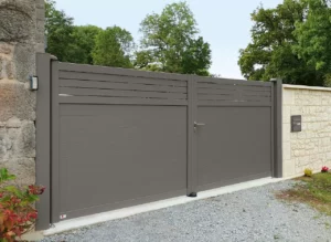 GAMME CONTEMPORAIN WHITE & GREY - Porte et Portillon BRIO