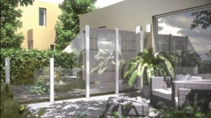 Panneaux "HORIZEN" verre - transparent