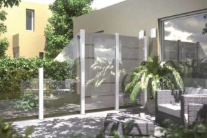Panneaux "HORIZEN" verre - transparent