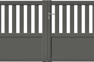 GAMME CONTEMPORAIN WHITE & GREY - Porte et Portillon JOHN