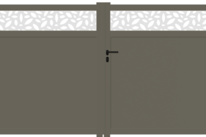 GAMME DÉCO - Porte et Portillon UPPER TÔLE PERFORÉE