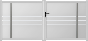 GAMME DÉCO WHITE & GREY - PORTE ET PORTILLON SIDONIE