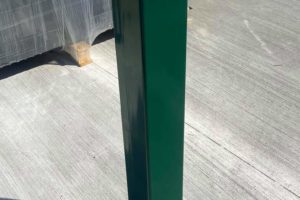 Bollard 150/150 plastifié vert