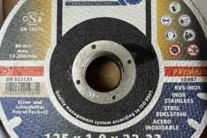 Disques abrasif inox/acier