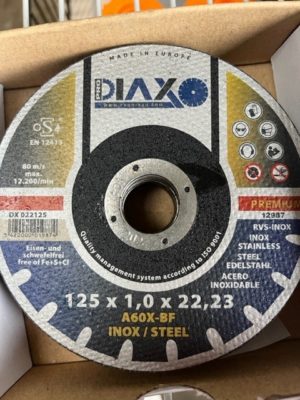 Disques abrasif inox/acier