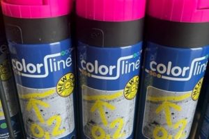 Paint MARKER X9M fluo Jaune/Rose/Orange