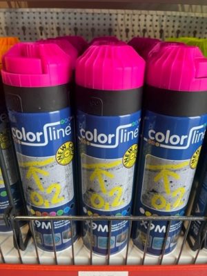 Paint MARKER X9M fluo Jaune/Rose/Orange