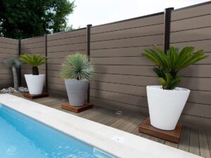 Pack de lames "Boréales" composite OCEWOOD - teinte unie